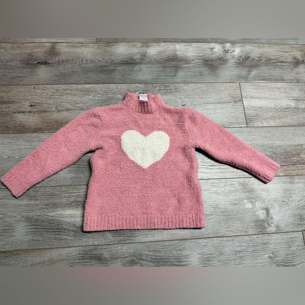 Pink Heart Sweater